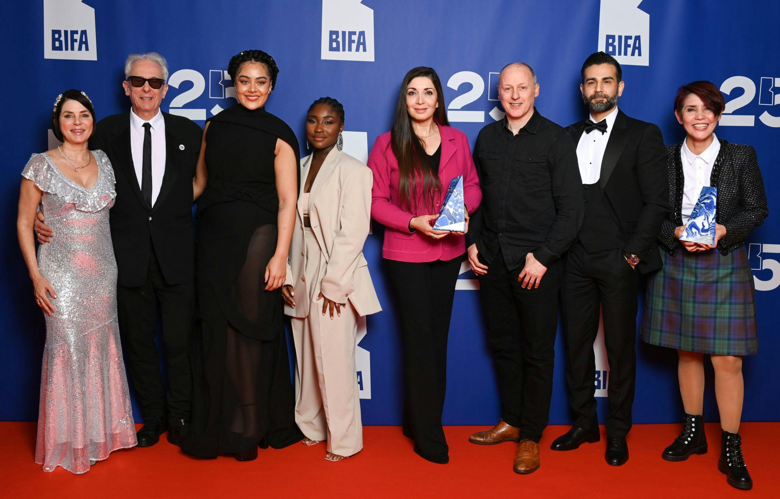 The Cast of Winners at BIFA 2022